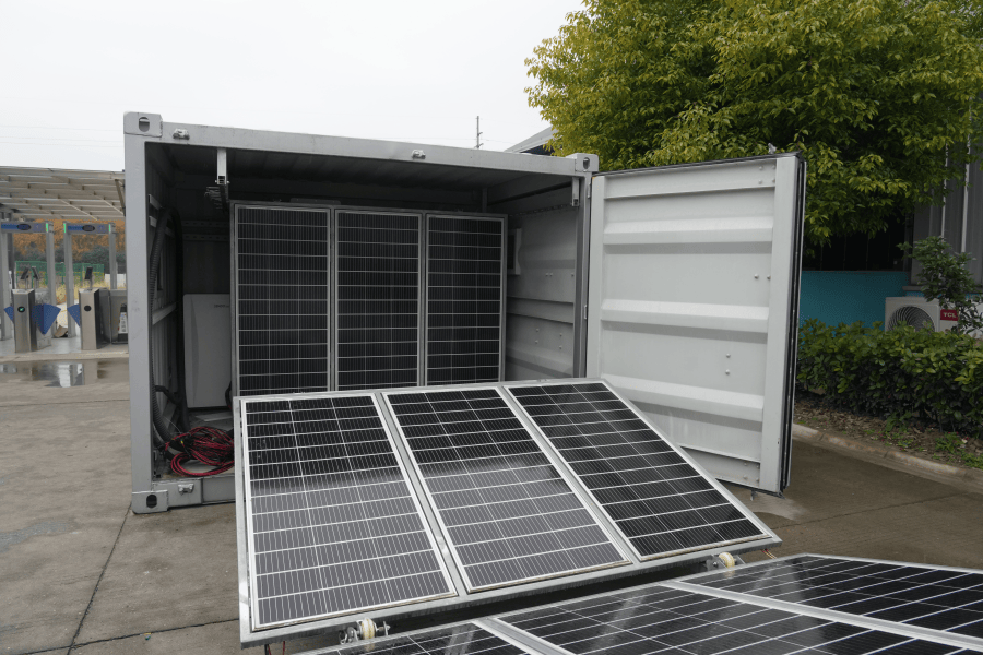 C5-M certified BESS container undergoing salt spray testing in a Highjoule validation lab